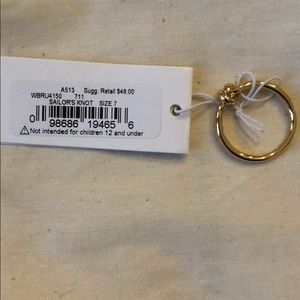 Kate Spade Sailors knot ring